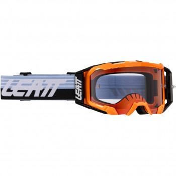 Maschera da bici Leatt Velocity 5.5 Cryztal, arancione