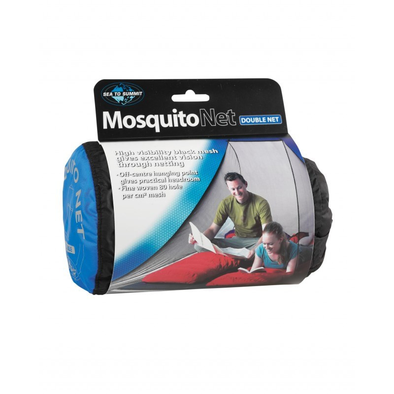 Zanzariera Sea to Summit Mosquito Pyramid Net Double per due persone, nero