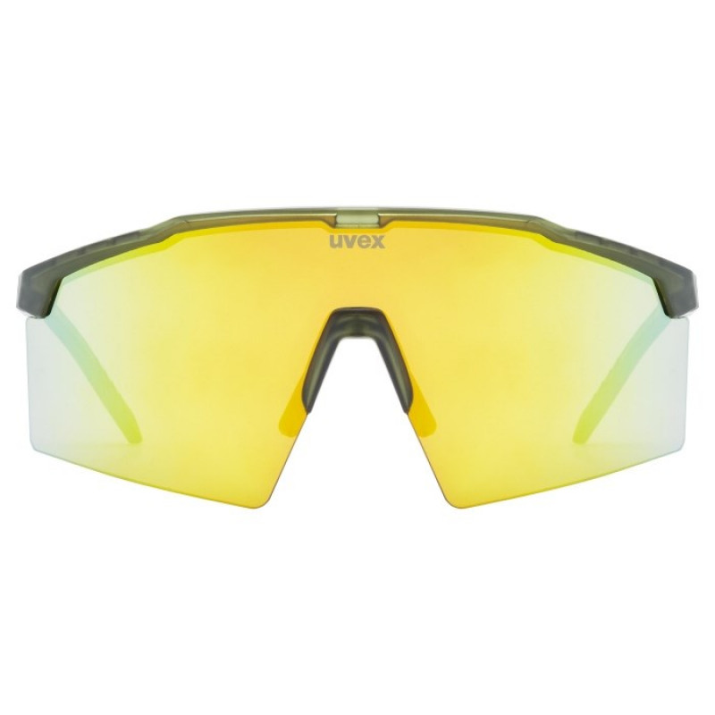 Occhiali sportivi per bambini UVEX Flowline, senza montatura, verde