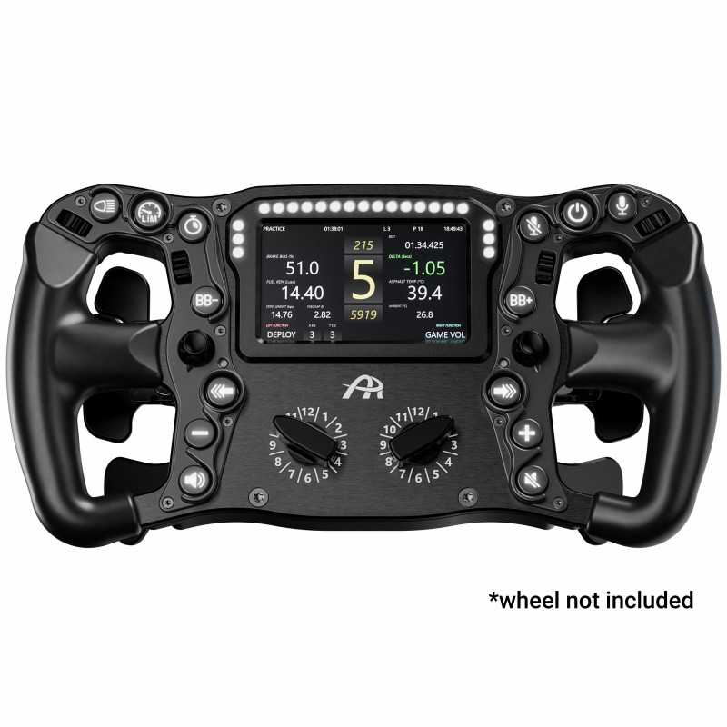 Ascher Racing Knob Kit Pro per volanti da sim racing, Stealth Black
