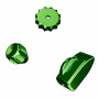 Set manopole Ascher Racing Knob Kit Pro, Maniti Green