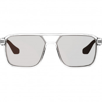 Occhiali da bici Leatt TheViz Pyrenees Polarized, trasparente/argento