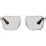 Occhiali da bici Leatt TheViz Pyrenees Polarized, trasparente/argento