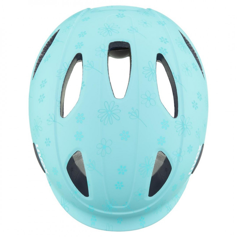 UVEX Oyo Style casco da bici bambino 46-50, blu/rosa