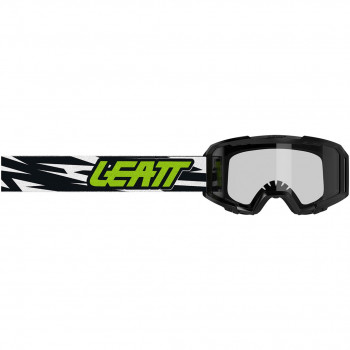 Leatt Vizion 2.5s maschera da bici per bambino, nero/giallo neon