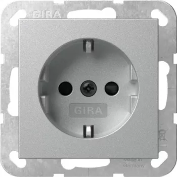 GIRA presa 418326 Schuko SH SRK System 55 F Al