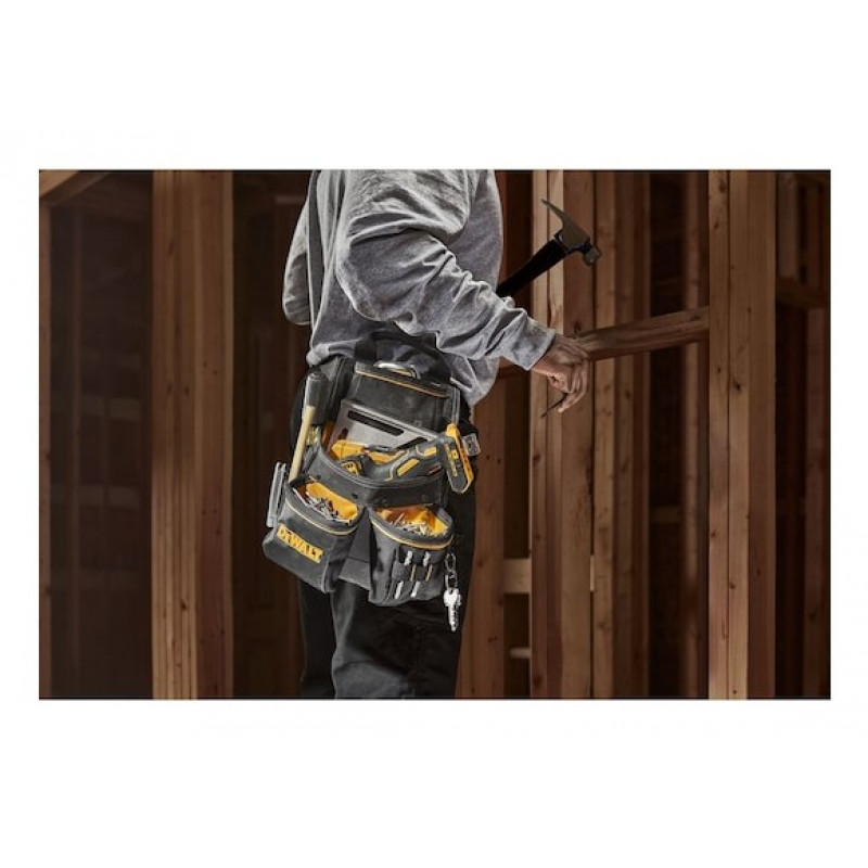 DeWALT DWST40201-1 valigetta portautensili, tessuto telato, nero/giallo