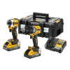 DeWalt DCK2050H2T-QW set combinato utensili DCD805 + DCF850, 18 V, 2 x 5,0 Ah batteria