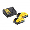 DeWalt DCK2050H2T-QW set combinato utensili DCD805 + DCF850, 18 V, 2 x 5,0 Ah batteria