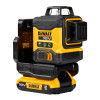 DeWalt DCLE34031D1-QW laser a linee incrociate 3x360°, verde, 40 m, 18 V, batteria 2 Ah, valigetta TSTAK