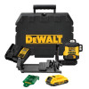 DeWalt DCLE34031D1-QW laser a linee incrociate 3x360°, verde, 40 m, 18 V, batteria 2 Ah, valigetta TSTAK