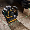 DeWalt DCLE34031D1-QW laser a linee incrociate 3x360°, verde, 40 m, 18 V, batteria 2 Ah, valigetta TSTAK