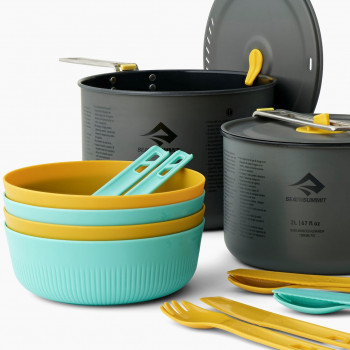 Sea To Summit Frontier UL set da campeggio ultraleggero per 4 persone, 14 pezzi