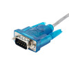 Akyga AK-CO-02 cavo convertitore USB-A maschio a RS-232 DB9 maschio, 1 m, bianco