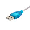 Akyga AK-CO-02 cavo convertitore USB-A maschio a RS-232 DB9 maschio, 1 m, bianco