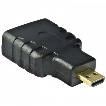 Akyga AK-AD-10 adattatore HDMI femmina a Micro-HDMI maschio, nero