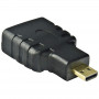 Akyga AK-AD-10 adattatore HDMI femmina a Micro-HDMI maschio, nero