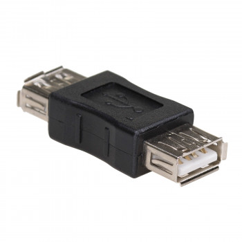 Akyga AK-AD-06 adattatore USB-A femmina a femmina, USB 2.0, nero