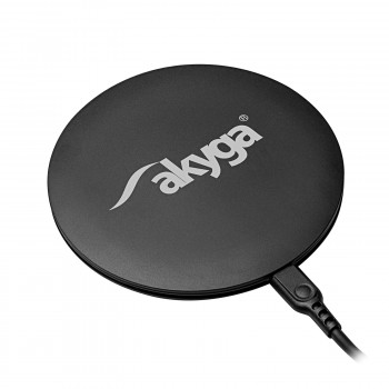 Caricabatterie a induzione QI Akyga AK-QI-04 ver. 1.2 USB-C 15W
