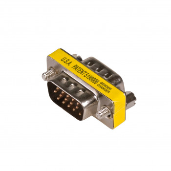 Akyga AK-AD-19 D-Sub 15 poli (M) a D-Sub 15 poli (M) VGA gender changer, argento
