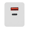 Caricabatterie da parete Akyga AK-CH-20 100W USB-C USB-A PD GaN 5-20V / 1.5-5A bianco