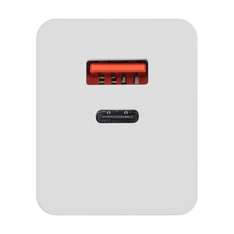 Caricabatterie da parete Akyga AK-CH-20 100W USB-C USB-A PD GaN 5-20V / 1.5-5A bianco