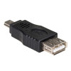 Akyga AK-AD-07 adattatore OTG USB-A femmina a Mini-USB maschio, nero