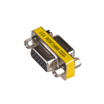 Akyga AK-AD-18 D-Sub 15 poli (F) a D-Sub 15 poli (F) VGA gender changer, argento