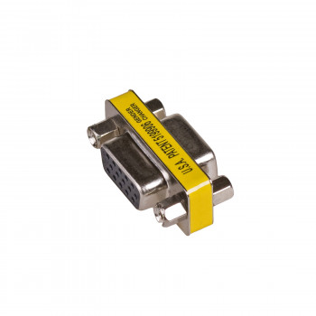 Akyga AK-AD-18 D-Sub 15 poli (F) a D-Sub 15 poli (F) VGA gender changer, argento