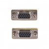 Akyga AK-AD-18 D-Sub 15 poli (F) a D-Sub 15 poli (F) VGA gender changer, argento
