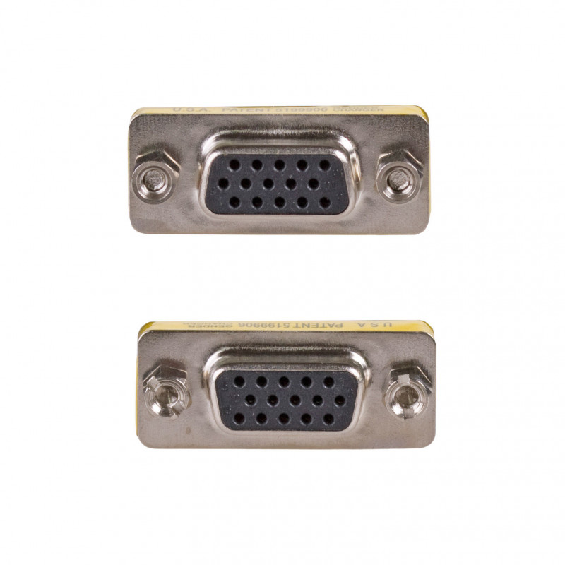 Akyga AK-AD-18 D-Sub 15 poli (F) a D-Sub 15 poli (F) VGA gender changer, argento