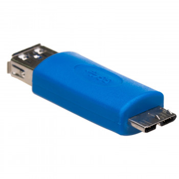 Akyga AK-AD-25 adattatore OTG USB-A 3.0 (F) a Micro USB-B 3.0 (M), blu