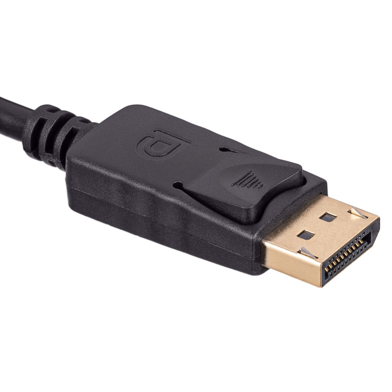 Cavo Akyga AK-AV-15 da DisplayPort (connettore maschio) a Mini DisplayPort (connettore maschio), 1,8 m, nero
