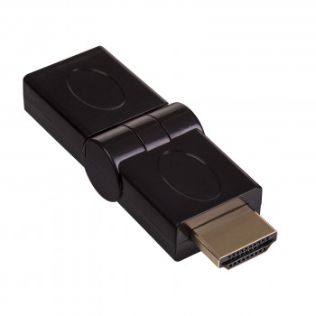 Adattatore angolare girevole 180° Akyga AK-AD-40 da HDMI (M) a HDMI (F), nero