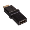 Adattatore angolare girevole 180° Akyga AK-AD-40 da HDMI (M) a HDMI (F), nero
