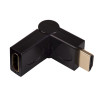 Adattatore angolare girevole 180° Akyga AK-AD-40 da HDMI (M) a HDMI (F), nero