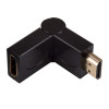 Adattatore angolare girevole 180° Akyga AK-AD-40 da HDMI (M) a HDMI (F), nero