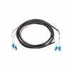 Cavo patch in fibra ottica Akyga AK-FC-01 da LC a LC duplex, 2 m, nero