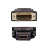 Adattatore Akyga AK-AD-41 da HDMI (F) a DVI-D 24+1 (M), nero