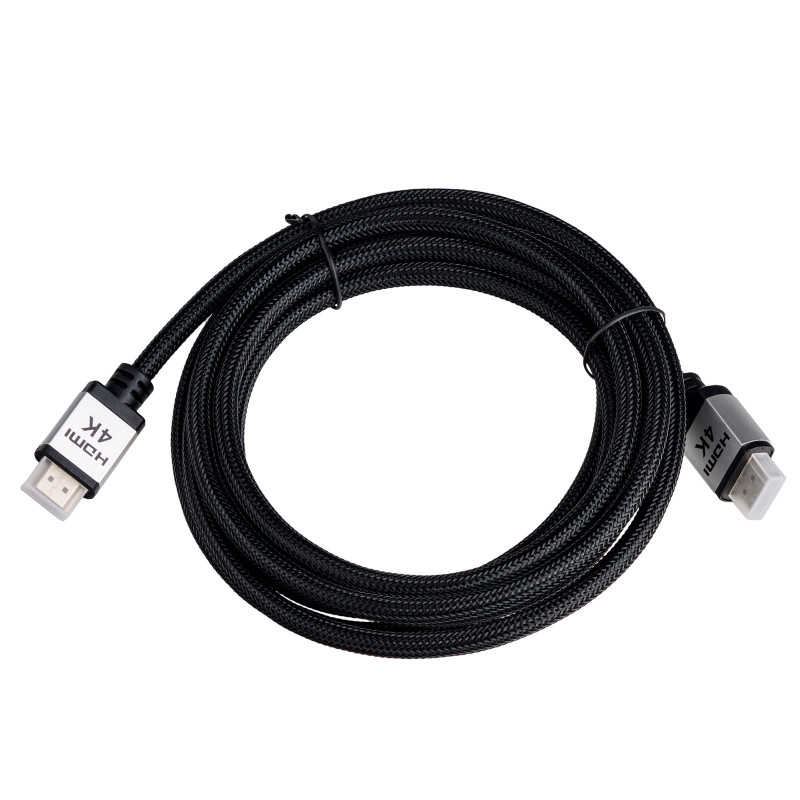 Cavo HDMI Akyga AK-HD-30P v2.0, High Speed con Ethernet, 4K, 3 m, nero