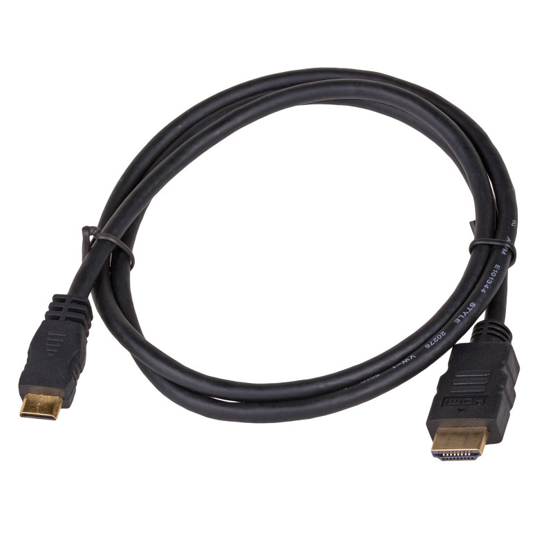 Cavo Akyga AK-HD-10M da HDMI a Mini HDMI v1.4, High Speed con Ethernet, 1 m, nero