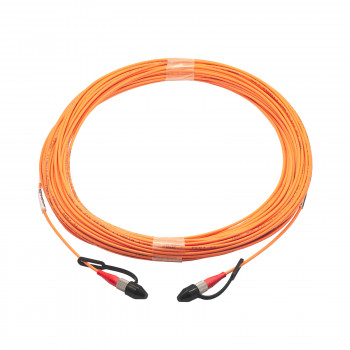 Cavo patch in fibra ottica Akyga AK-FC-02 da FC a FC simplex, 30 m, arancione