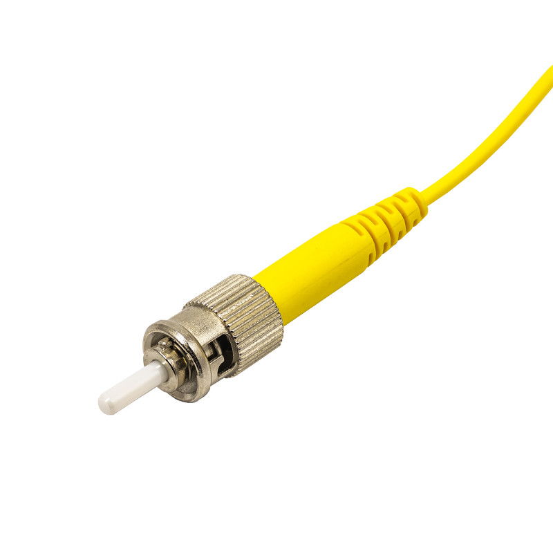 Cavo patch in fibra ottica single-mode Akyga AK-FC-03 da ST a ST simplex, 14 m, giallo