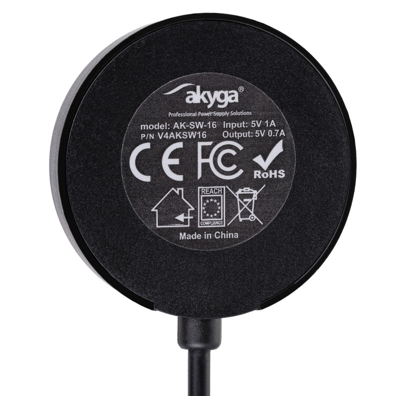 Cavo di ricarica Akyga AK-SW-16 per Xiaomi Amazfit Stratos 3, USB, 1 m