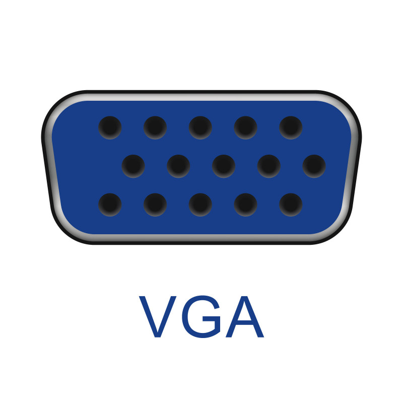Cavo Akyga AK-AV-14 da VGA (M) a VGA (M), D-Sub 15 poli, 5 m, nero
