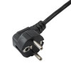 Cavo di alimentazione per notebook Akyga AK-NB-01A da CEE 7/7 a IEC C5 (trifoglio), 3x 0,5 mm², 1,5 m, nero