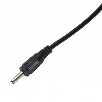 Cavo di alimentazione Akyga AK-DC-03 da connettore maschio USB-A a connettore maschio DC 3,5 x 1,35 mm, 0,8 m, nero