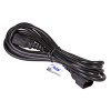 Prolunga di alimentazione Akyga AK-PC-11A da IEC C14 a IEC C13, CCA 3x0,5 mm², 5 m, nero