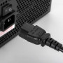 Prolunga di alimentazione Akyga AK-PC-03A da IEC C14 a IEC C13, 3x 0,5 mm², 1,8 m, nero