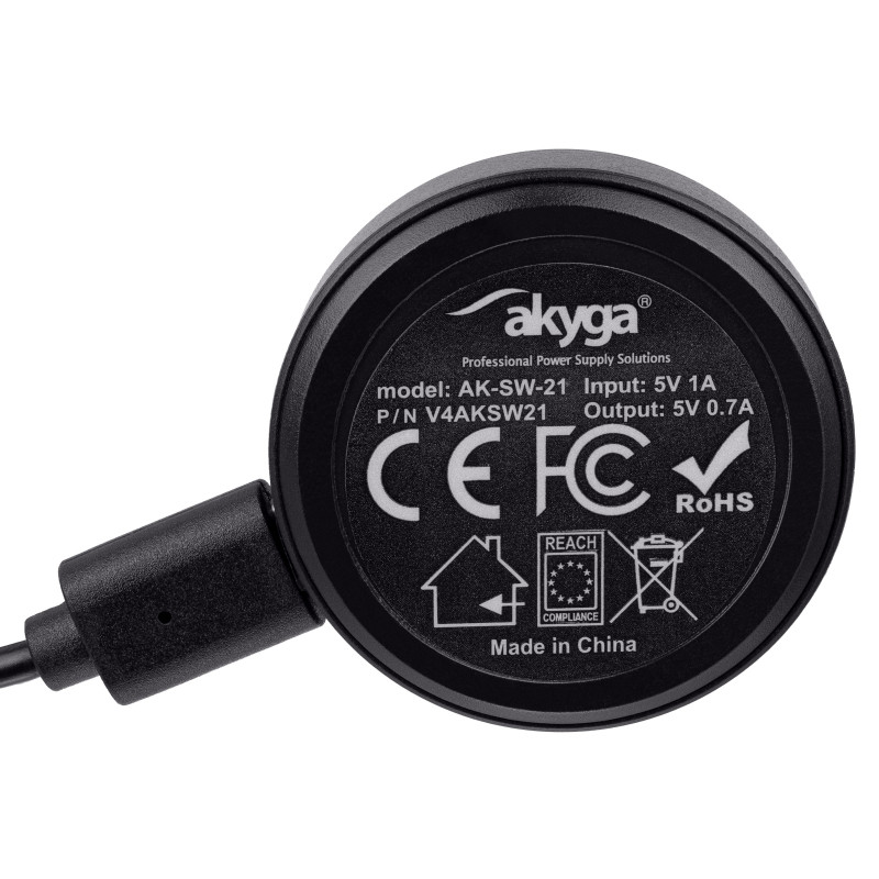 Cavo di ricarica Akyga AK-SW-21 per Huawei Watch GT, 1 m